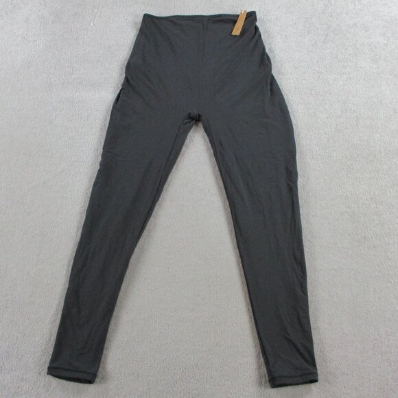SKIMS Fits Everybody Maternity Legging Womens XL Onyx Black High Waisted NWT NEW - Picture 2 of 12
